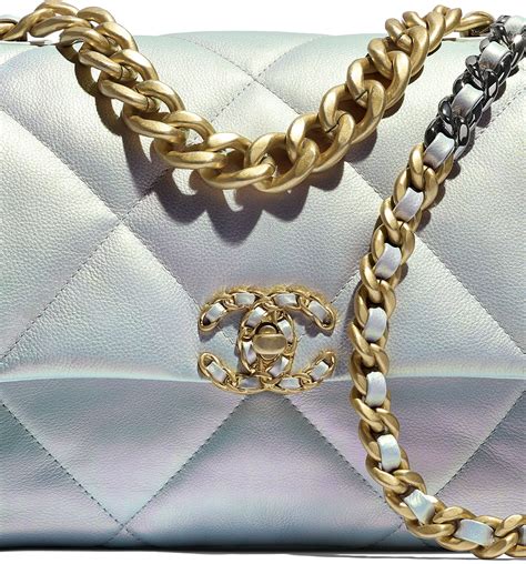 bidon metal chanel|chanel 19 flap metal.